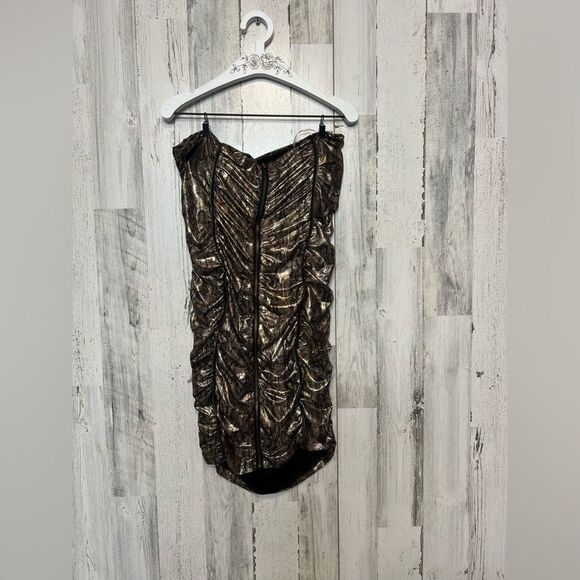 Strapless snake print dress mini size 3XL - Picture 1 of 7